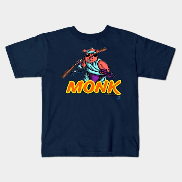 Monk Kids T-Shirt by skrbly